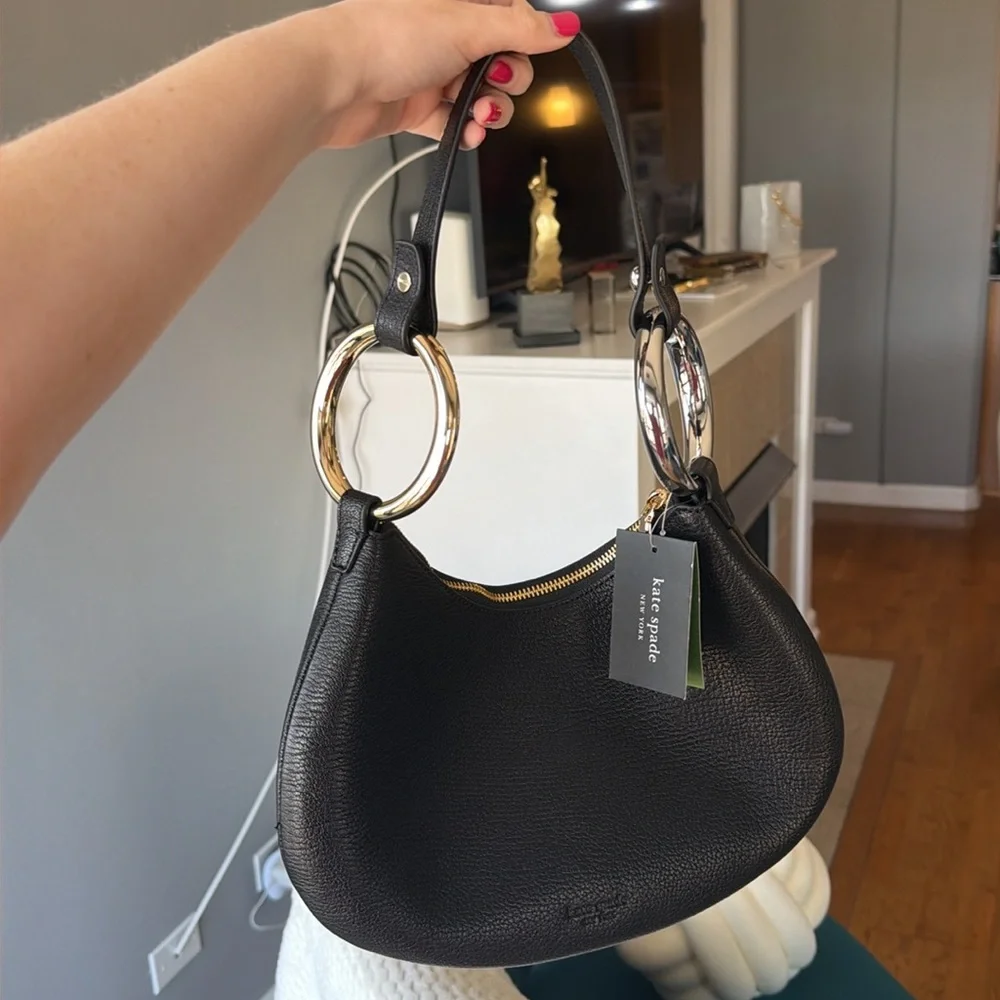 Kate Spade Gold and Silver Bangle Shoulder Bag